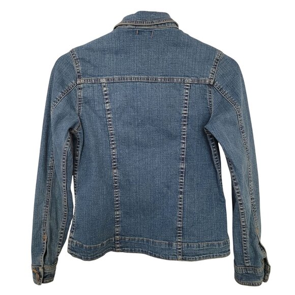 Putumayo Womens Denim Jean Jacket Size Small Blue Retro 90s - Picture 3 of 12